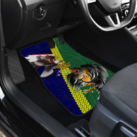 Manu'a Island and American Samoa Car Mats Rooster and Eagle Mascot LT03 - Polynesian Pride