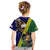 Manu'a Island and American Samoa Kid T Shirt Rooster and Eagle Mascot