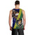 Manu'a Island and American Samoa Men Tank Top Rooster and Eagle Mascot