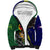 Manu'a Island and American Samoa Sherpa Hoodie Rooster and Eagle Mascot