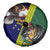 Manu'a Island and American Samoa Spare Tire Cover Rooster and Eagle Mascot