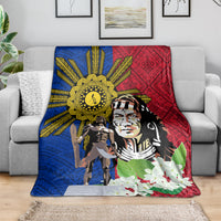 Philippines Lapu-Lapu Blanket Filipino Sun Tattoo With Yakan Pattern LT03 - Polynesian Pride