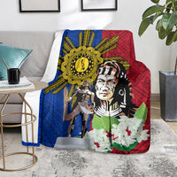 Philippines Lapu-Lapu Blanket Filipino Sun Tattoo With Yakan Pattern LT03 - Polynesian Pride