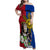 Philippines Lapu-Lapu Family Matching Off Shoulder Maxi Dress and Hawaiian Shirt Filipino Sun Tattoo With Yakan Pattern