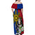 Philippines Lapu-Lapu Family Matching Off Shoulder Maxi Dress and Hawaiian Shirt Filipino Sun Tattoo With Yakan Pattern