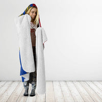 Philippines Lapu-Lapu Hooded Blanket Filipino Sun Tattoo With Yakan Pattern LT03 - Polynesian Pride