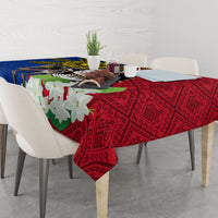 Philippines Lapu-Lapu Tablecloth Filipino Sun Tattoo With Yakan Pattern LT03 - Polynesian Pride