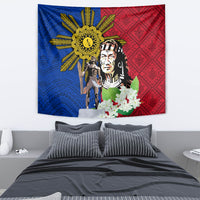 Philippines Lapu-Lapu Tapestry Filipino Sun Tattoo With Yakan Pattern LT03 - Polynesian Pride