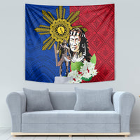 Philippines Lapu-Lapu Tapestry Filipino Sun Tattoo With Yakan Pattern LT03 - Polynesian Pride
