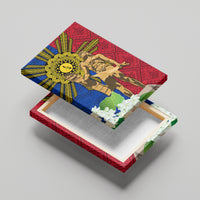 Philippines Lapu Lapu King Jasmine Flowers Canvas Wall Art Filipino Sun Tattoo LT03 - Polynesian Pride