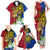 Philippines Lapu Lapu King Jasmine Flowers Family Matching Tank Maxi Dress and Hawaiian Shirt Filipino Sun Tattoo