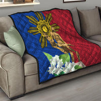 Philippines Lapu Lapu King Jasmine Flowers Quilt Filipino Sun Tattoo LT03 - Polynesian Pride