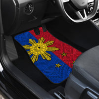 Philippines Sun Batok Tattoo Car Mats Polynesian and Yakan Pattern LT03 - Polynesian Pride