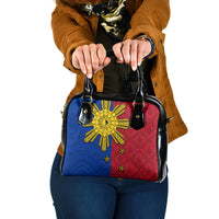 Philippines Sun Batok Tattoo Shoulder Handbag Polynesian and Yakan Pattern LT03 One Size Red - Polynesian Pride
