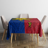 Philippines Sun Batok Tattoo Tablecloth Polynesian and Yakan Pattern LT03 - Polynesian Pride