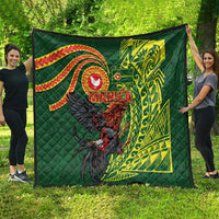 Proud of Manu'a Islands Quilt Rooster and Polynesian Art Wing Style LT03 - Polynesian Pride