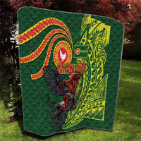 Proud of Manu'a Islands Quilt Rooster and Polynesian Art Wing Style LT03 - Polynesian Pride