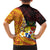 Tonga Culture Family Matching Short Sleeve Bodycon Dress and Hawaiian Shirt Ngatu Pattern with Plumeria and Hibiscus