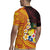 Tonga Culture Rugby Jersey Ngatu Pattern with Plumeria and Hibiscus