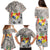 Tonga Culture Family Matching Puletasi and Hawaiian Shirt Ngatu Pattern and Blooming Hibiscus