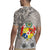 Tonga Culture Rugby Jersey Ngatu Pattern and Blooming Hibiscus