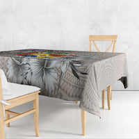 Tonga Culture Tablecloth Ngatu Pattern and Blooming Hibiscus LT03 - Polynesian Pride