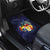 Tonga Vava'u Humpback Whale Blue Water Car Mats Polynesian Hibiscus Flowers