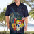 Tonga Vava'u Humpback Whale Blue Water Hawaiian Shirt Polynesian Hibiscus Flowers