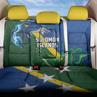 Solomon Islands Polynesian Tribal Shark and Crocodile Back Car Seat Cover LT03 One Size Blue - Polynesian Pride