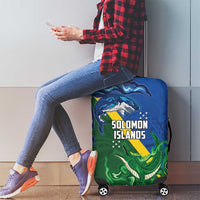 Solomon Islands Polynesian Tribal Shark and Crocodile Luggage Cover LT03 - Polynesian Pride