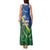 Solomon Islands Polynesian Tribal Shark and Crocodile Tank Maxi Dress