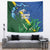 Solomon Islands Polynesian Tribal Shark and Crocodile Tapestry