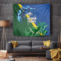 Solomon Islands Polynesian Tribal Shark and Crocodile Tapestry LT03 - Polynesian Pride