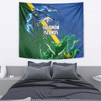 Solomon Islands Polynesian Tribal Shark and Crocodile Tapestry LT03 - Polynesian Pride