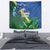 Solomon Islands Polynesian Tribal Shark and Crocodile Tapestry