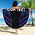 Personalised Tahiti Triathlon Polynesian Pattern Beach Blanket