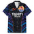 Personalised Tahiti Triathlon Polynesian Pattern Family Matching Puletasi and Hawaiian Shirt