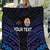 Personalised Tahiti Triathlon Polynesian Pattern Quilt