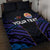 Personalised Tahiti Triathlon Polynesian Pattern Quilt Bed Set