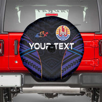 Personalised Tahiti Triathlon Polynesian Pattern Spare Tire Cover LT03 - Polynesian Pride