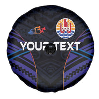 Personalised Tahiti Triathlon Polynesian Pattern Spare Tire Cover LT03 - Polynesian Pride