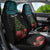 Personalized New Zealand Christmas Car Seat Cover Maori Santa Pikorua and Pohutukawa Meri Kirihimete LT03 - Polynesian Pride