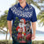 Personalized New Zealand Christmas Hawaiian Shirt Maori Santa Pikorua and Pohutukawa Meri Kirihimete Blue LT03 - Polynesian Pride