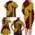 Tonga High School Family Matching Long Sleeve Bodycon Dress and Hawaiian Shirt Traditional Ngatu and Polynesian Pattern LT03 - Polynesian Pride