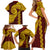 Tonga High School Family Matching Short Sleeve Bodycon Dress and Hawaiian Shirt Traditional Ngatu and Polynesian Pattern LT03 - Polynesian Pride