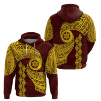 Tonga High School Hoodie Traditional Ngatu and Polynesian Pattern LT03 - Polynesian Pride