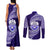 Tonga Tupou High School Couples Matching Tank Maxi Dress and Long Sleeve Button Shirt Traditional Ngatu and Polynesian Pattern LT03 - Polynesian Pride