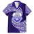 Tonga Tupou High School Hawaiian Shirt Traditional Ngatu and Polynesian Pattern LT03 Blue - Polynesian Pride