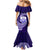 Tonga Tupou High School Mermaid Dress Traditional Ngatu and Polynesian Pattern LT03 - Polynesian Pride