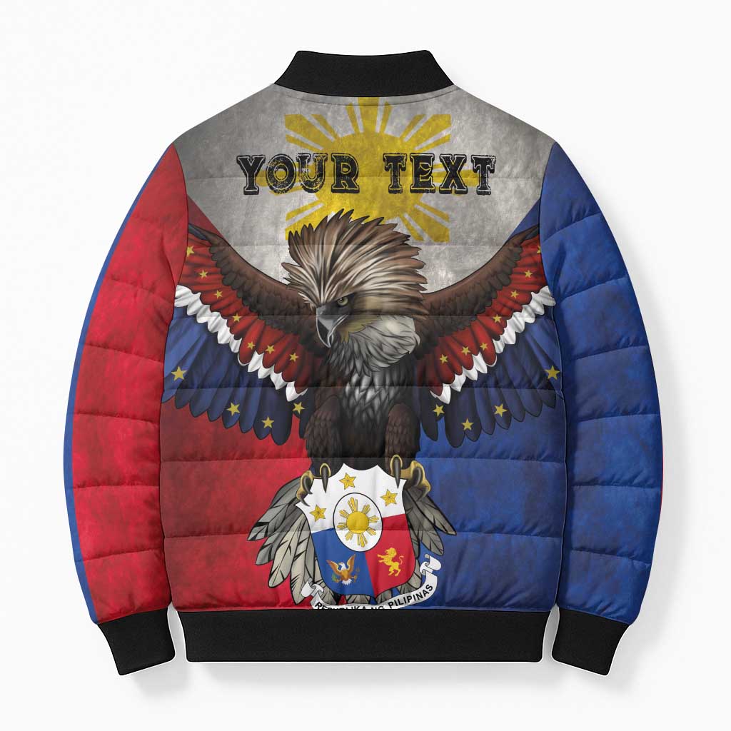 Custom Philippines World Champion Boxing Bomber Puffer Jacket Eagle-Grunge Design LT03 - Polynesian Pride